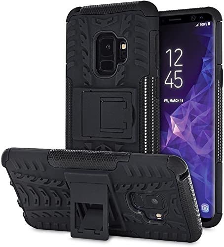 SkyTree Poly Carbonate Shockproof Heavy Duty Dazzle with Kickstand Protective Back Cover Compatible for Samsung Galaxy S9 5.8" (B094NT3QHX) Amazon Price History, Amazon Price Tracker