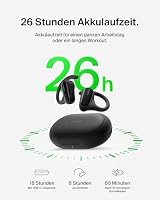 Belkin SoundForm ClearFit kabelloser Open-Ear Kopfhörer, Leichter, bequemer Sportkopfhörer, Kopfhörer kabellos Bluetooth und wasserfest nach Schutzart IPX5, zum Wandern, Radfahren, Joggen – Schwarz – Ansicht 3