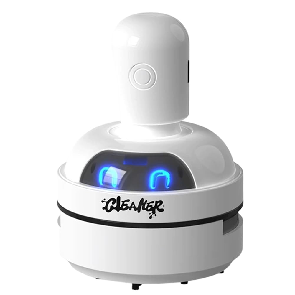 Hndhbfgrt High Suction Power Handheld Desktop Vacuum Cleaner Mini Electric Designed for Students and Children