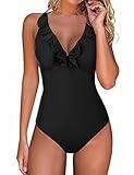 Ocasión - este sexy traje de baño de una pieza para mujer te brinda una hermosa sensación de seguridad, belleza y alegría. También es adecuado para jóvenes, mujeres y adolescentes en vacaciones, viajes a la playa, fiestas en la piscina y diversas actividades acuáticas.