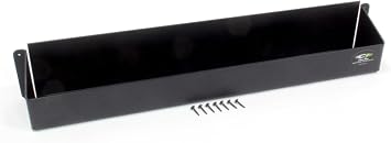 ClearOne TC120 Oil Shelf, Wall Mount, 12 qt Capacity, 30.5 x 5.5 x 5 in, Plastic, Black, Each