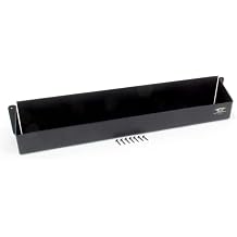 ClearOne TC120 Oil Shelf, Wall Mount, 12 qt Capacity, 30.5 x 5.5 x 5 in, Plastic, Black, Each