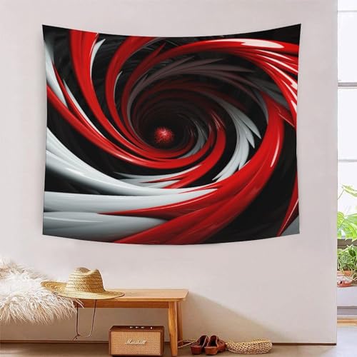 Tapisserie décoration murale effet 3D drapé textile salon design 180cmx230cm