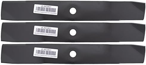 Erie Outdoor Power Equipment 3 Mulching Lawn Mower Blades for John Deere M143520 M145516 MIU11251 Z425 Z445 LX279 LX280 54" Deck