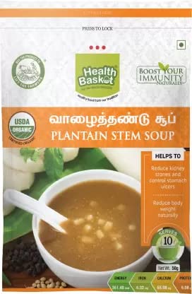 See full amazon price history chart for HEALTH BASKET Plantain STEM (VAZHAITHANDU) Soup Powder- 50 Grams HEALTH BASKET Plantain STEM (VAZHAITHANDU) Soup Powder- 50 Grams (B0BYJRQKZV) Amazon Price History, Amazon Price Tracker