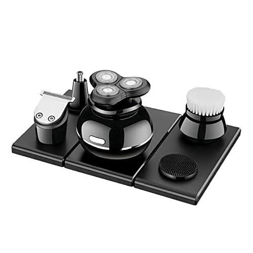 GeRRiT Afeitadoras eléctricas for hombres, máquina de afeitar eléctrica lavable 5 en 1, máquina de afeitar eléctrica for el cuerpo y la cara, máquina de afeitar for barba seca y húmeda, afeitadora for