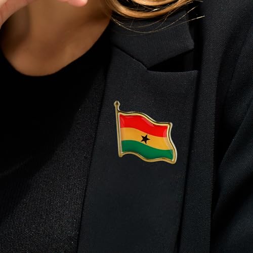 Image of Country Flag Brooch Metal Alloy Souvenir Pin Shirt Hat Backpack Jewelry Accessories Decoration Party Christmas Gift Badge International Travel Pin