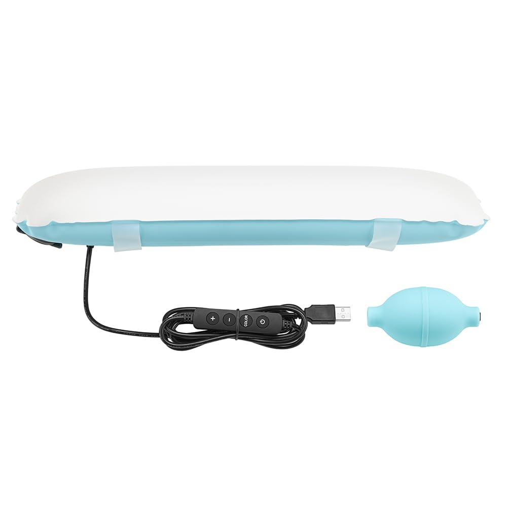 ZENIKO OT80 Bi – Tube Lumineux Gonflable LED Bicolore 80 Cm, Ultra-Portable Avec Aimants Et Variateur 10 Niveaux