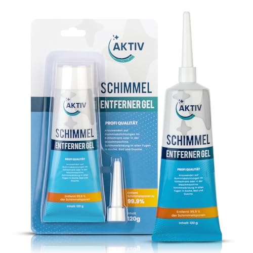 AKTIV Schimmelentferner Gel für Wand, Bad, Fliesen, Fugen & mehr – inkl....