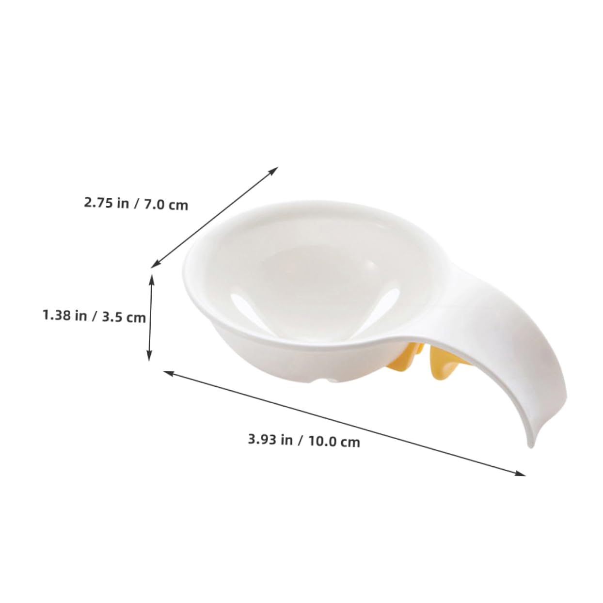 Hemobllo 2pcs Yolk White Separator Reusable Divider for Effortless Separation Baking and Cooking Ergonomic Clip Design for Kitchens and Restaurants