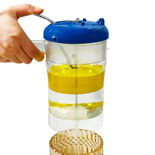 Glass Fat Separator, 4-Cup Gravy Separator 304 Stainless