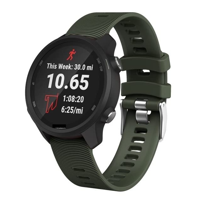 Bracelet de rechange silicone Garmin 245 M 645 Vivoactive 3 Venu SQ