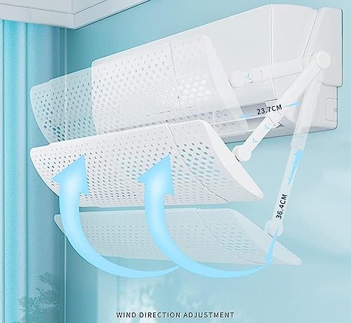 Déflecteurs de vent de climatisation extensibles de 76cm à 107cm de long