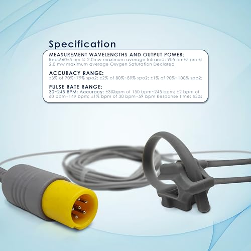 Image of OTICA Original Spo2 Probe for CMS5100,CMS8000 (Pediatric /Neonatal)