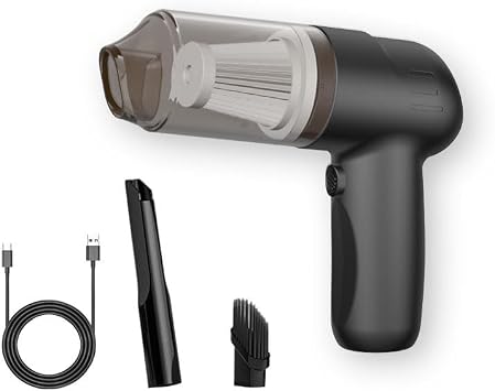 Handheld Car Vacuum Cleaner for Jeep Patriot MK74 20072017, Handheld Car Vacuum Portable Cordless High Power Suction Handheld Vacuum for Car Home Office Keyboard Pet, B White