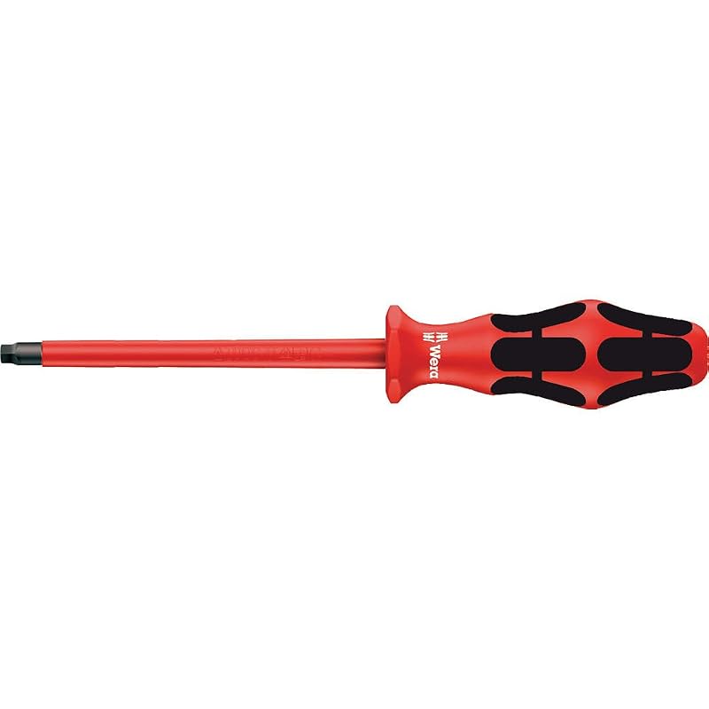 Chave de Soquete Quadrado Isolada VDE Wera Kraftform Plus 168i nº 3, Haste de 15 cm