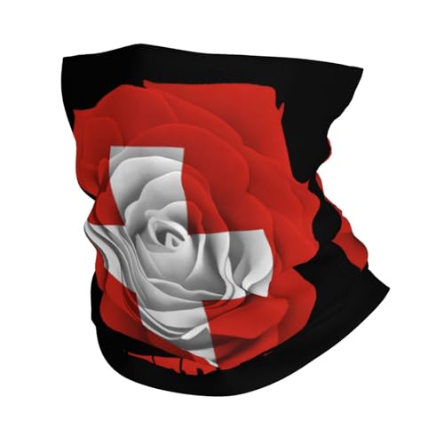 Fleur du Zimbabwe Drapeau du Zimbabwe Unisexe Cache-Col Multi-Usage Protection du Visage Élastique Décoration Faciale pour Sports Motorcycle Course À Pied