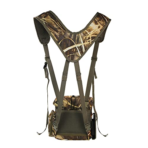 Mdstop Binocular Harness, Bino Harness Chest Pack With Rangefinder Pouch, Bino Straps Secure Your Binoculars, Holds Rangefinders, Phones, Bullets Etc, For Bird Watching, Hunting, Travel, Sports #TOP7