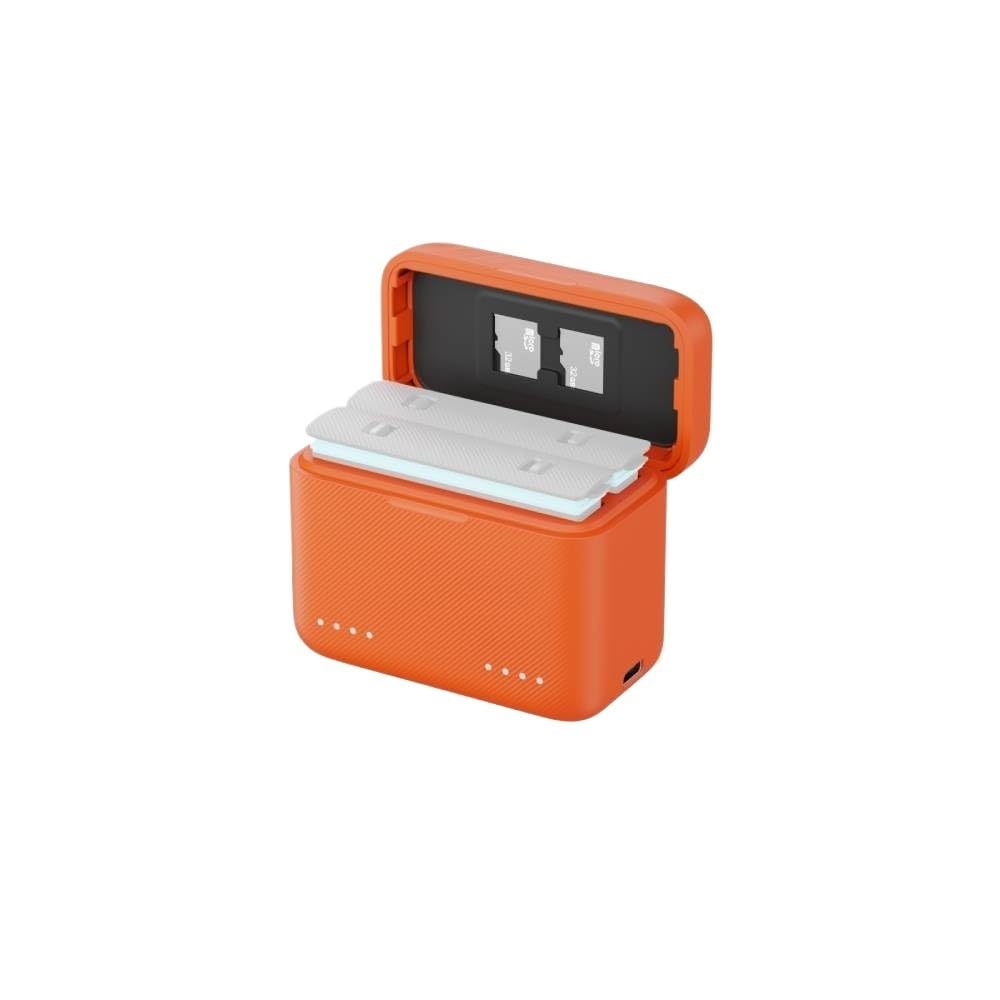 Caricabatteria For Fotocamera SmallRig For Insta360 X5 Custodia Tascabile For Ricarica Intelligente A Doppia Batteria For Schede TF 5923