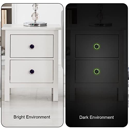 Poignées de tiroir de 3,5 cm Cosmos vert fluorescent pour commode