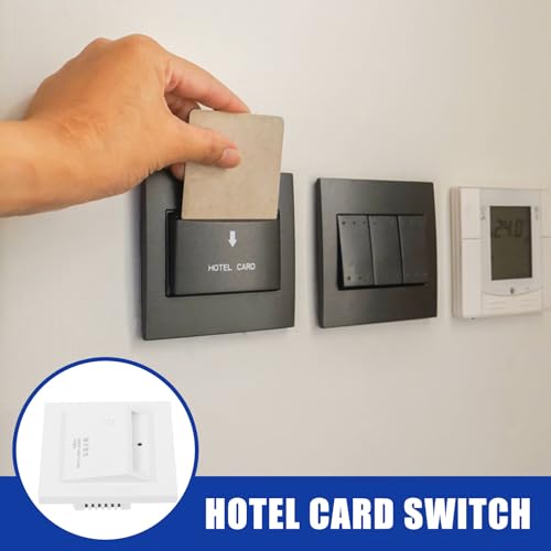 Panel de tarjeta llave para hotel sensor PC blanco Healeved control de electricidad 5