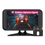 AUTO-VOX Digital Kabellos Rückfahrkamera W5, Drahtlose Rückfahrkamera mit 4,5' LCD...