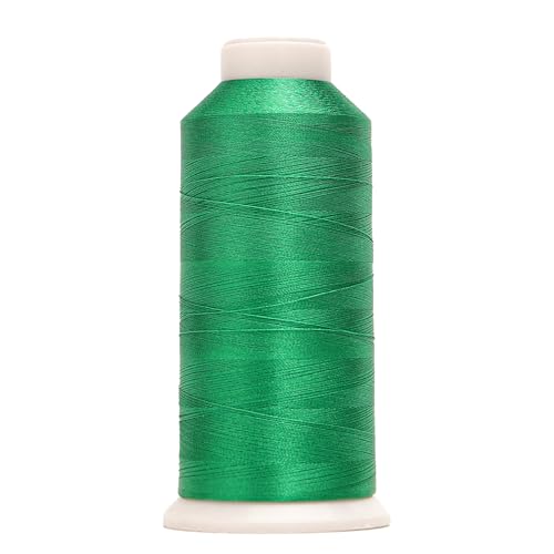 Image of High Tenacity Polyester Embroidery Machine Thread 40WT(120D /2) 4000M Per Spool for Commercial and Domestic Embroidery Machine (Celtic Green-1651)
