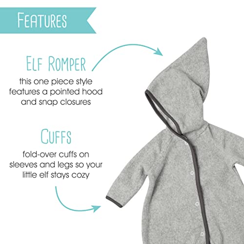 Zutano Unisex Baby Cozie Fleece Elf Romper3