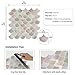 CRE8TIVE 4 Sheets Fish Scale Peel and Stick Tile Stickers 12
