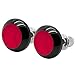 Produktbild Soul-Cats® stylische Ohrstecker dunkelblau weiß pink Edelstahl Rockabilly 50er 60er, Farbe:pink