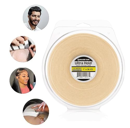 Image of SAFEHOLD Ultra Hold Wig Tape Waterproof Sweat Resistant 1 Inch 36 Yards | Waterproof wig tape offers strong hold for 2 to 4 weeks with easy application and comfortable daily wear
