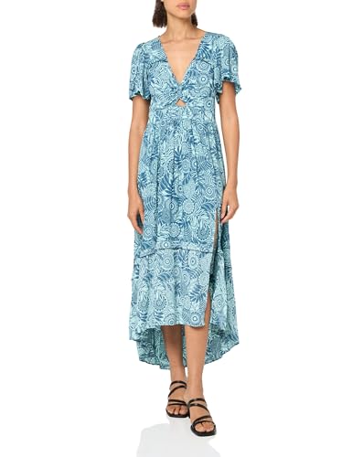 Image of Angie Women's Angie Women's Deep V Maxi Dress with Cutout