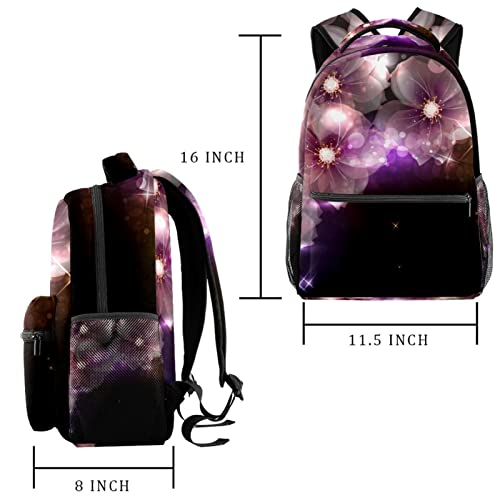 Sac à dos fleurs exotiques grand volume outdoor imperméable - 2