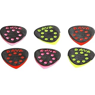 Dava® »Grip Tips Combo« Médiators Pour Guitare – Hang Bag Avec 6 Pièces, différents coloris - Les Beatles, Paul McCartney, John Lennon, RIngo Starr, George Harrison