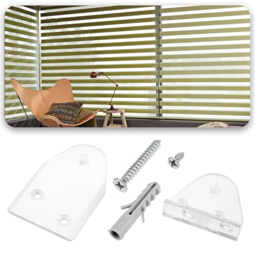 The Lord of the Tools 2 Sets of Curtains Cord Tensioner Compatible with Hunter Douglas Compatible with Levelor for Required on Shades Traversing Panels and Window Treatment White