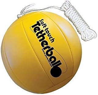 Park & Sun Sports Soft Touch Tetherball with 7' Nylon Cord and Clip