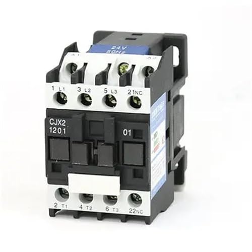 Contacteur AC 24V 50Hz résistant CJX2-1201 pour éviter les pannes de bobine 12A