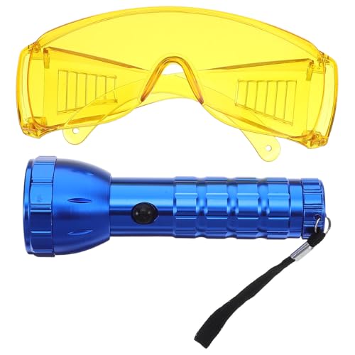 Detector de fugas de aire acondicionado automotriz EXCEART linterna fluorescente UV coche