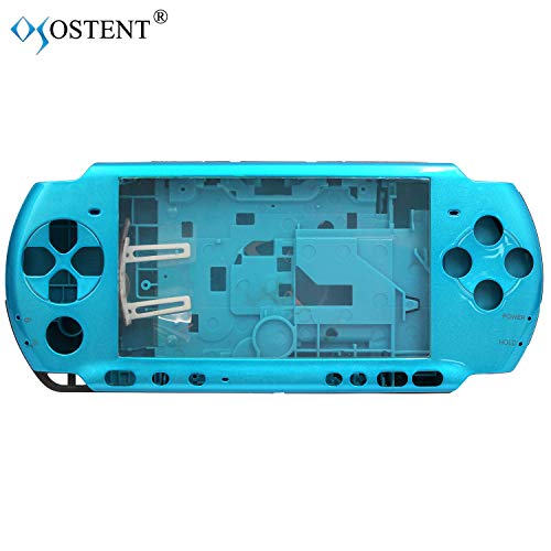 Ostent Full Housing Shell Faceplate Case Repair Replacement For Sony Psp 3000 Console Color Blue #TOP1
