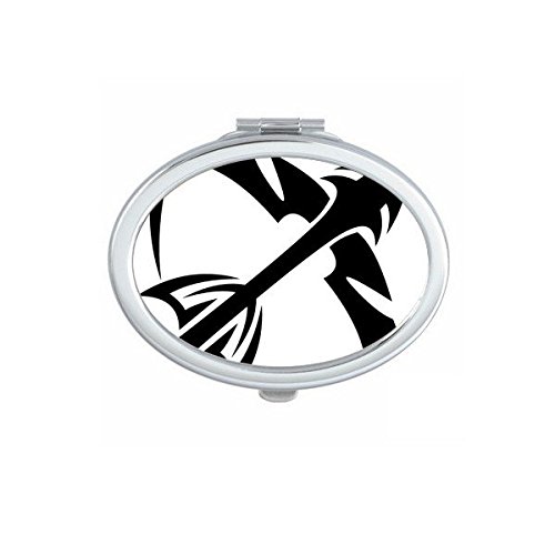 Miroir Sagittaire zodiaque ovale un cadeau astro personnalisé et mignon