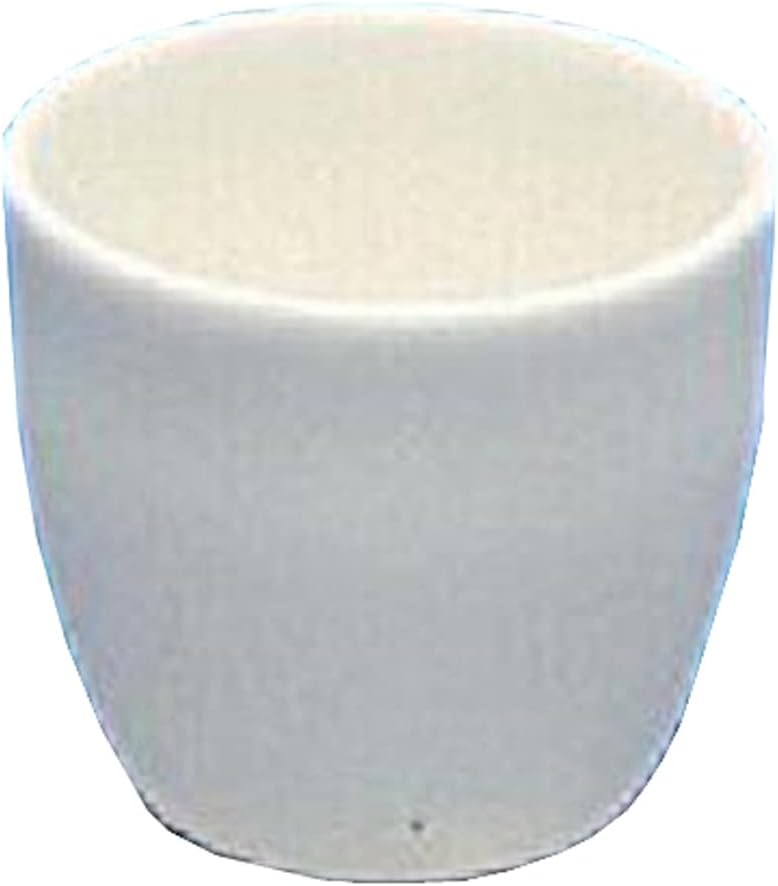 65539 High-Alumina Cylindrical Crucible, 100mL Capacity, 39mm OD, 91mm Height