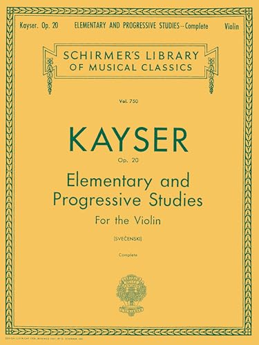 36 Elementary and Progressive Studies, Op. 20 (Complete): Violin Method
