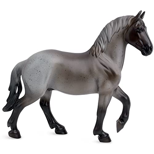 Jouet cheval de collection Breyer Horses Freedom Series finition robe Blue Roan Brabant