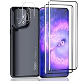 Yiunssy Vetro Temperato per OPPO Find X5 Pro e Pellicola Fotocamera 3+2 Pezzi, Durezza 9H, Senza Bolle, Resistente ai Graffi, Pellicola Protettiva per OPPO Find X5 Pro Vetro