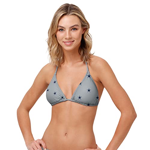FOCO Dallas Cowboys NFL Womens Mini Print Bikini Top - XXL