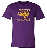CornBorn University of Northern Iowa T-Shirts - UNI Panthers Apparel - Power Logo - Purple - XL