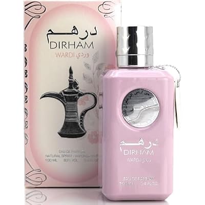 Ard Al Zaafaran Dirham Wardi EDP 100ML (3.4OZ) | Arabian Perfumery | Notes of Cardamom,Roses, Lavendar, Vetiver for a Vibrant Everyday Essential | Floral Woody Fragrance