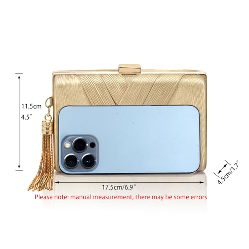 Image of CARIEDO Women's Evening Handbag Clutch Bridal Purse for Wedding Prom Night Out Party