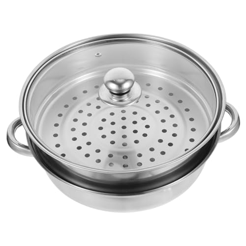 LIFKOME Olla Vaporera Inoxidable de Multi Funcional Verduras de Limpiar Cocinas