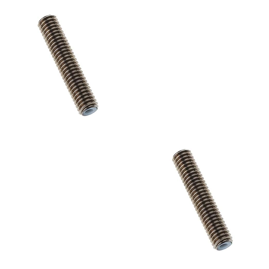(2 pc) Pro3D M6x30mm Stainless Steel Nozzle Throat with Teflon Tube for 3D Printer 1.75mm Extruder-image-40
